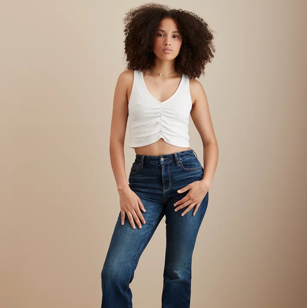 American eagle jeans size 8 curvy long